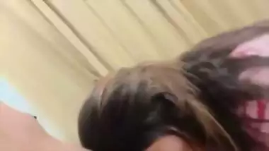 Cute Indian escort blowjob to rich client in hotel room