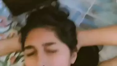 College girl mouth fucking by professor and cum on face