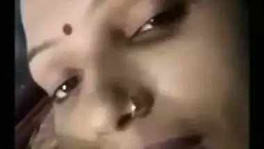 Village lady exposing nipple