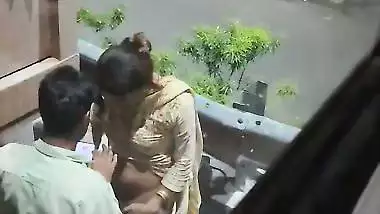 Roadside romance and sex caught by employee viral clip