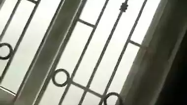 After coitus chubby Indian girl wants to cover XXX tits with black bra