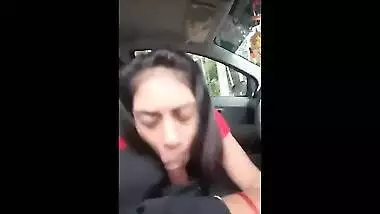 Nainital bhabhi agrees to blow devar in the car!