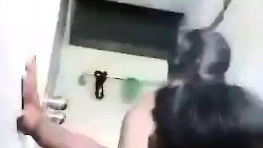 Indian couple hardcore sex in bathroom