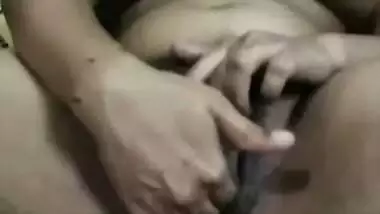 Fingering and kela masturbation with dildo sex of Indian wife