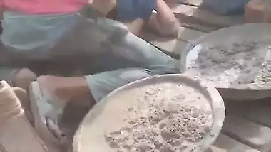 Labour fucking village girl during house construction