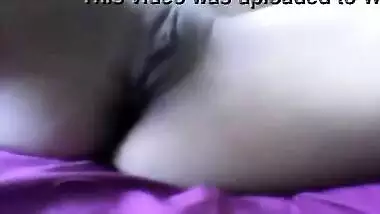 Sexy Hyderabad babe fingers her tight ass when Horny