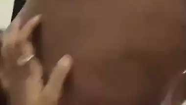 Newly married wife boob sucking by horny husband