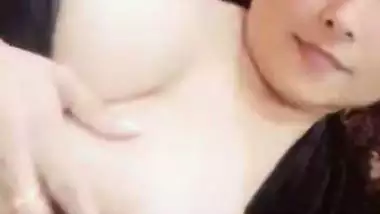 Huge boobs Paki lady selfie videos shared online