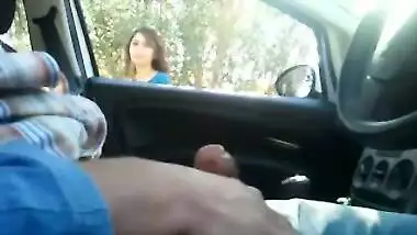 Arab Boy Flashing circumcised muslim penis to Cute girl