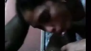Indian village maid sucking her owner’s cock on cam