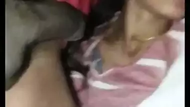 Sexy and cute Indian wife sucking cock