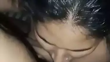 Homely village bhabhi blowjob to devar at midnight