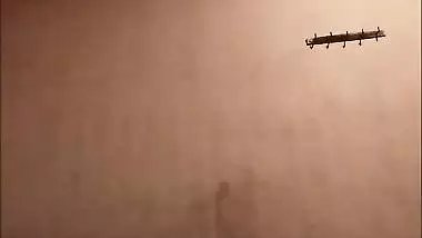 Tamil wife bathing caught on camera in hotel room