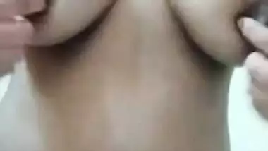 Bangladeshi Beautiful Sexy Girl Showing And Playing With Her Boobies Part 2