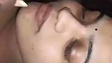 Sexy milf’s deep desi blowjob to her friend’s husband