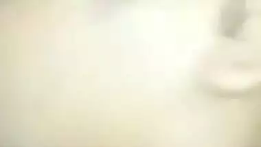 Shy girl in hotel with lover