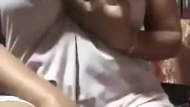 Desi Babe Teasing With Boobies