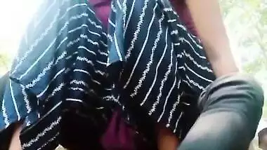 Horny girlfriend riding dick xxx Indian outdoor