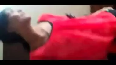 College teen stripping & showing naked body