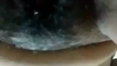 Dei cute aunty fingering pussy selfie video