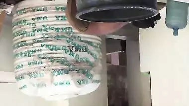 Desi village bhabi nude bath