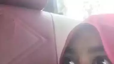 Chubby hijab girl boob sucking viral outdoor sex