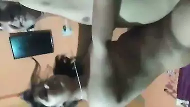 Hot desi beauty riding dick with BF XXX video