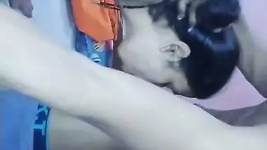 Erotic pussy licking and hardcore fucking of desi couple