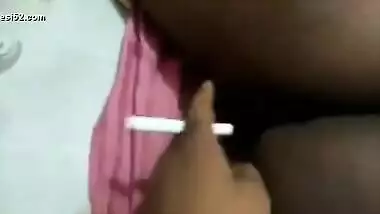 Desi Wife Ass Captured By husband while She is busy With Laptop