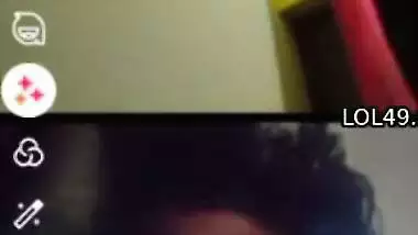 Wife naked boobs sucking by husband before sex