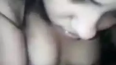 Village girl records her first sex MMS while riding a dick