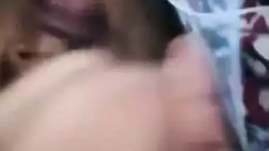 Desi young slut with glasses shows her XXX breasts and twat online