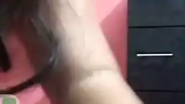 Bhabhi opens blouse and sits naked for fingering