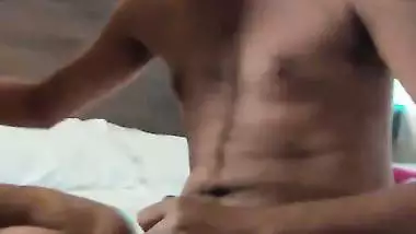 Horny girl seduces the waiter and fucks him hard