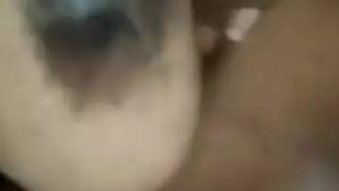 Arousing Indian housemaid knows how to shake her natural XXX melons