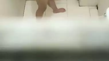 Neighbor desi aunty Shower spy video