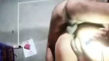 Village wife anal fucking by husband at home
