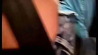 Outdoor sex of a guy sucking a girl’s boobs in a car