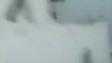 Flashing to neighbor desi aunty